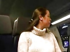 Blowjob در قطار